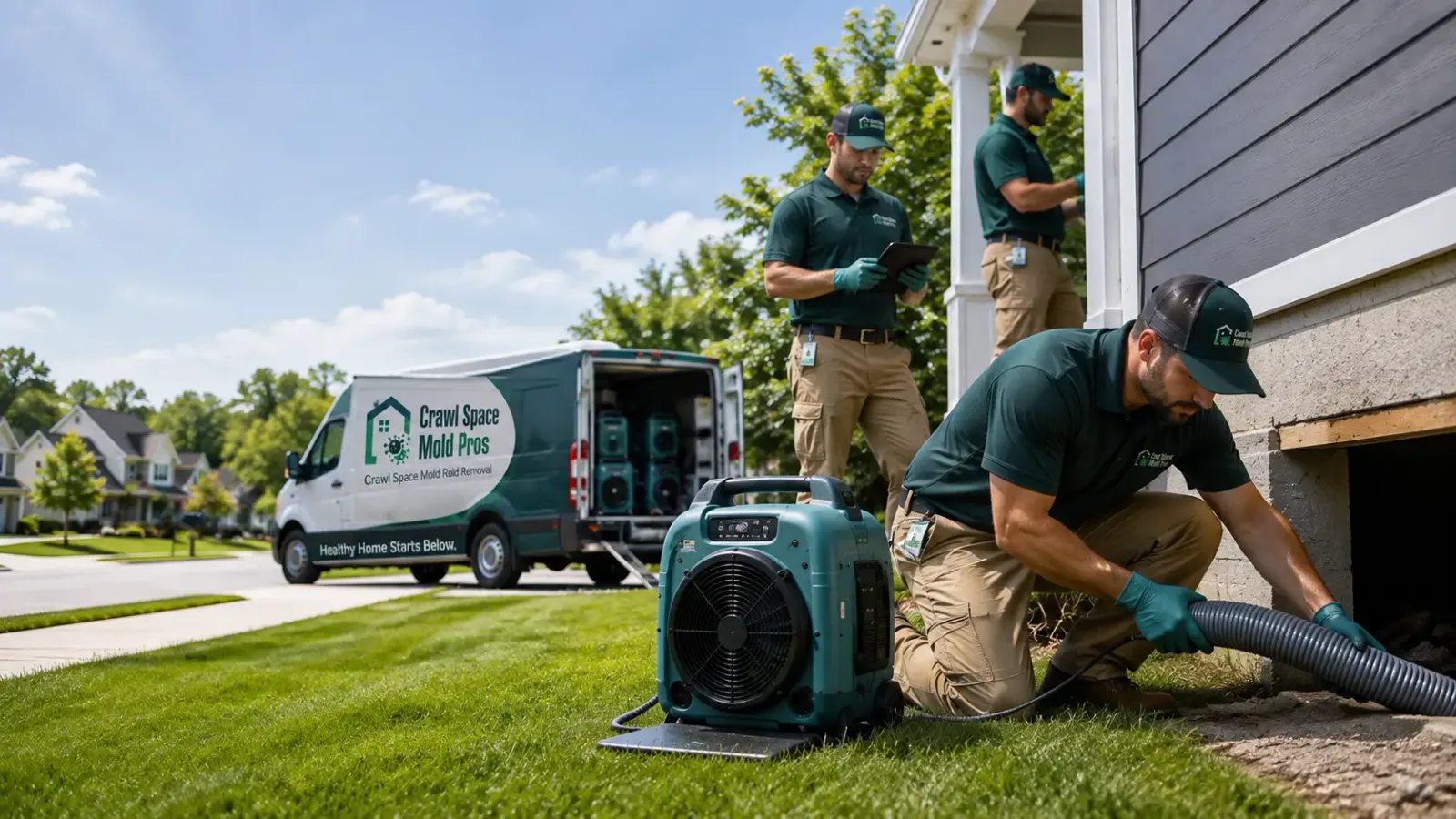 Crawl Space Mold Removal in Cedar, KS